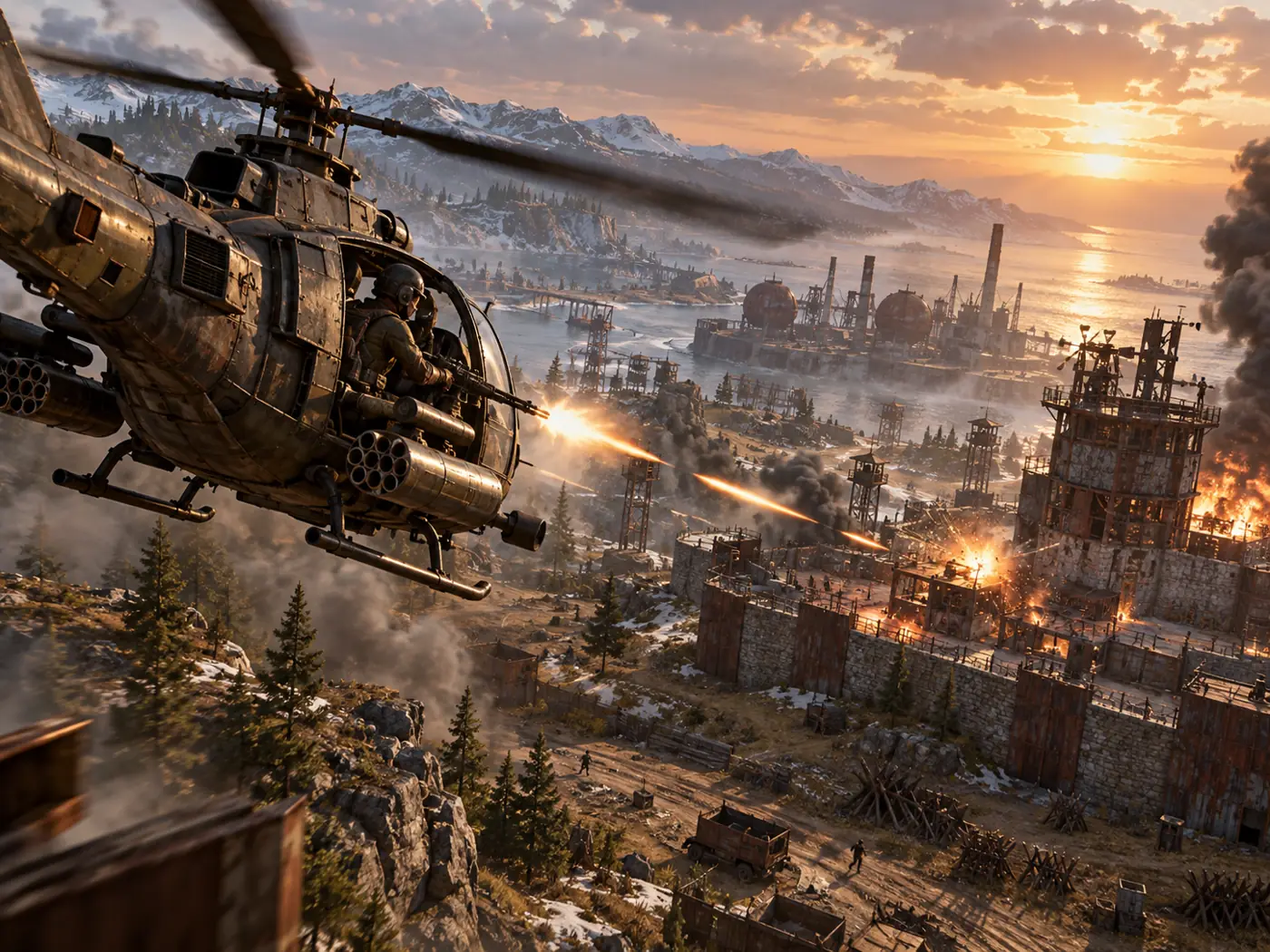 Rust dünyasında saldırı helikopteriyle baskın