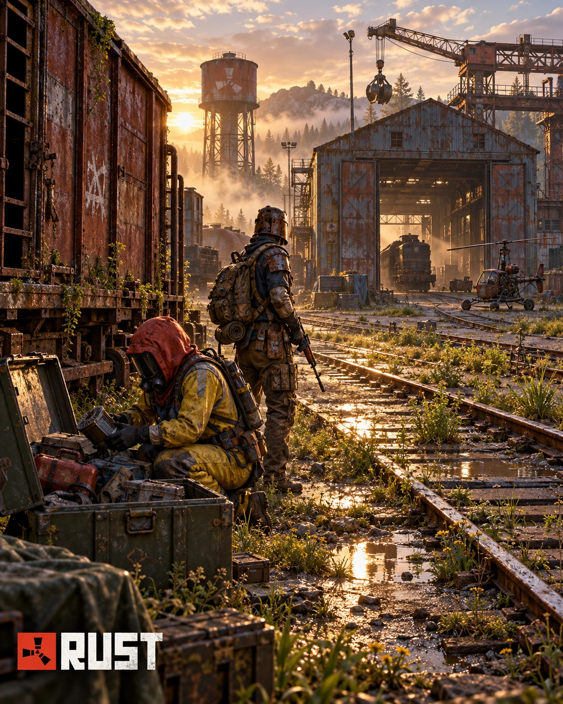 Rust Paslı Rayların Ardında